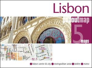 Lisbon PopOut Map (PopOut Maps),Used