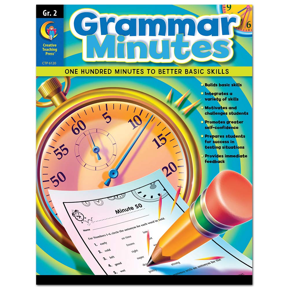 Creative Teaching Press Grammar Minutes Workbook, Grade 2