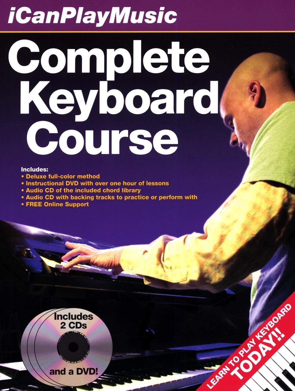 I CAN PLAY MUSIC KEYBOARD COURSE W/2CD/DVD  PERFECT BOUND,Used