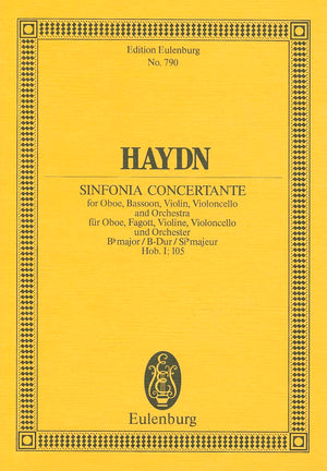 Sinfonia Concertante in BFlat Major (Hob. I: 105),Used