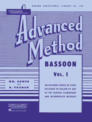 Rubank Advanced Method  Bassoon Vol. 1 (Rubank Educational Library, 105),Used