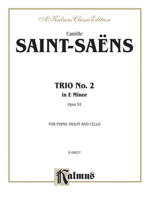 Trio No. 2, Op. 92 (Kalmus Edition),Used