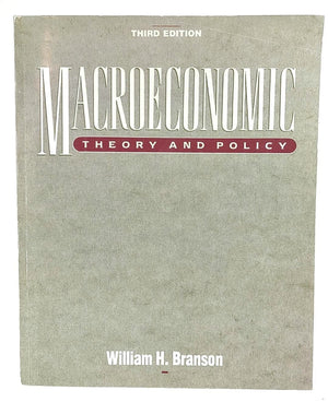 Macroeconomic Theory and Policy (3rd Edition),New