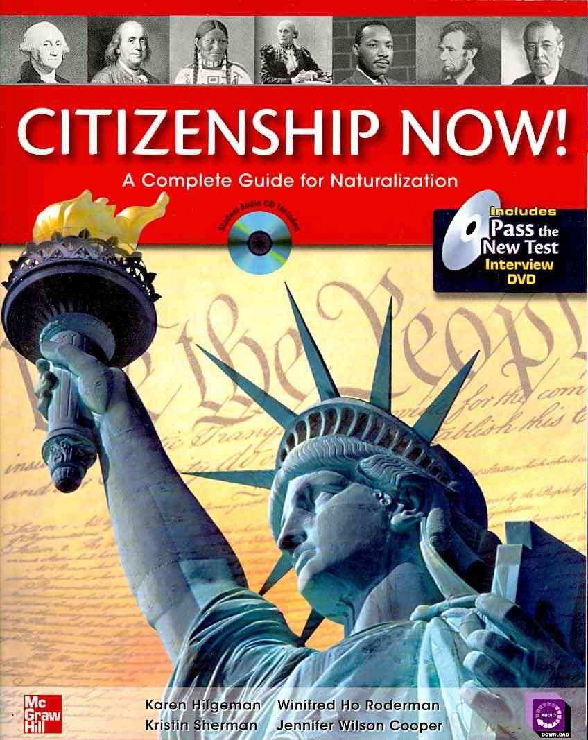 Citizenship Now! Student Book with Pass the Interview DVD and Audio CD: A Guide to Naturalization,Used