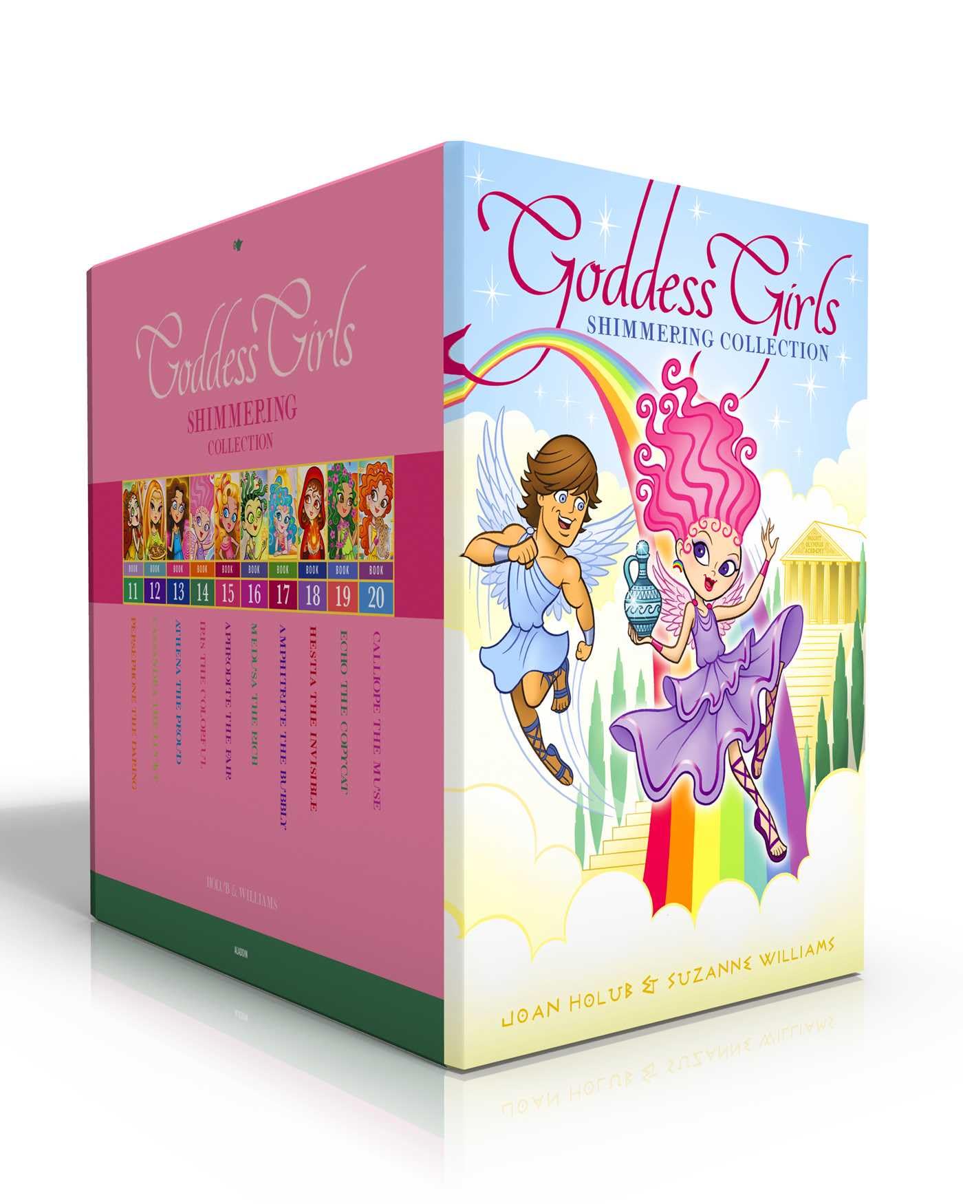 Goddess Girls Shimmering Collection (Boxed Set): Persephone the Daring; Cassandra the Lucky; Athena the Proud; Iris the Colorful,New