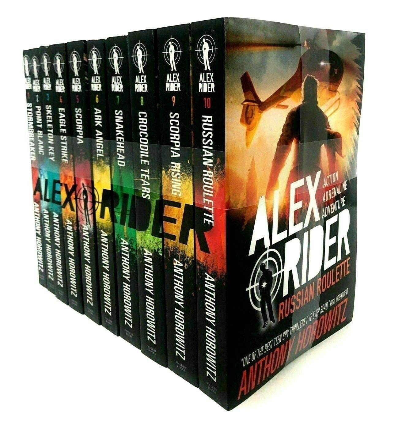 Alex Rider 10 Books Box Set Complete Collection By Anthony Horowitz,Used