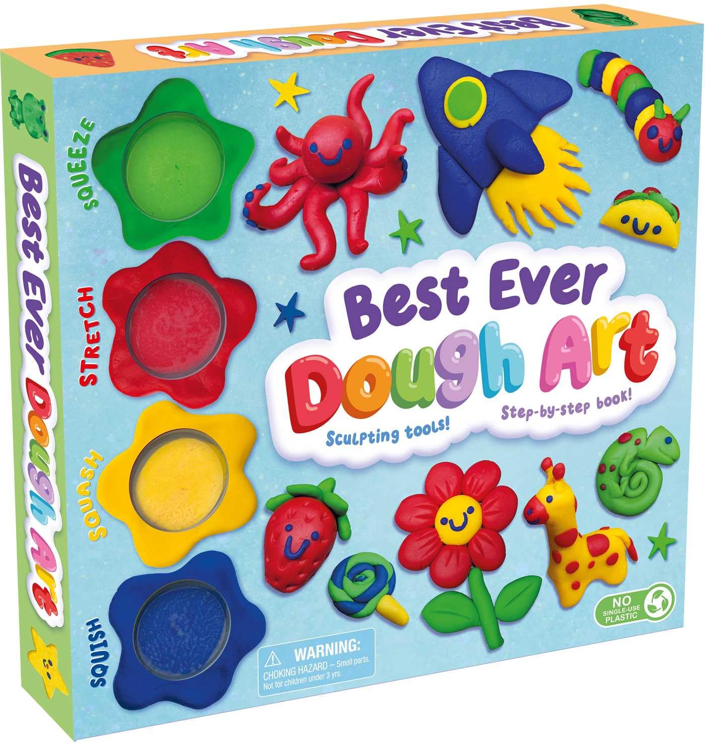 Best Ever Dough Art: with 4 Different Color Doughs, Sculpting Tools, and StepbyStep Book,New