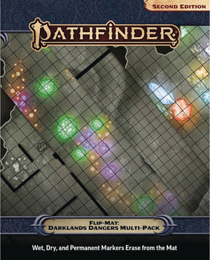 Pathfinder FlipMat: Darklands Dangers MultiPack,New