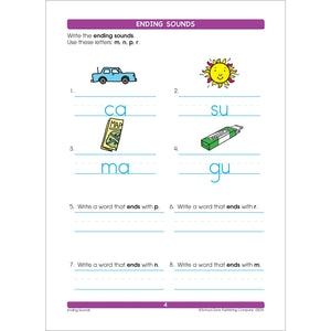 School Zone  Spelling Puzzles Workbook  32 Pages, Ages 6 To 8, 1St Grade, Word Recognition, Pronunciation, Combination Sounds,,Used