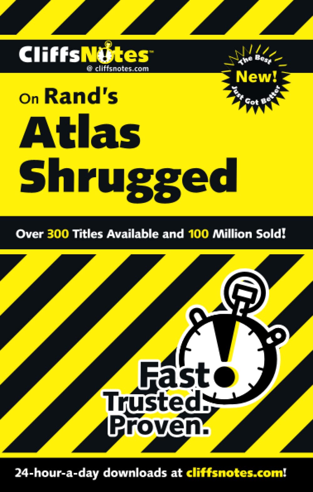 Cliffsnotes On Rand'S Atlas Shrugged (Cliffsnotes On Literature)