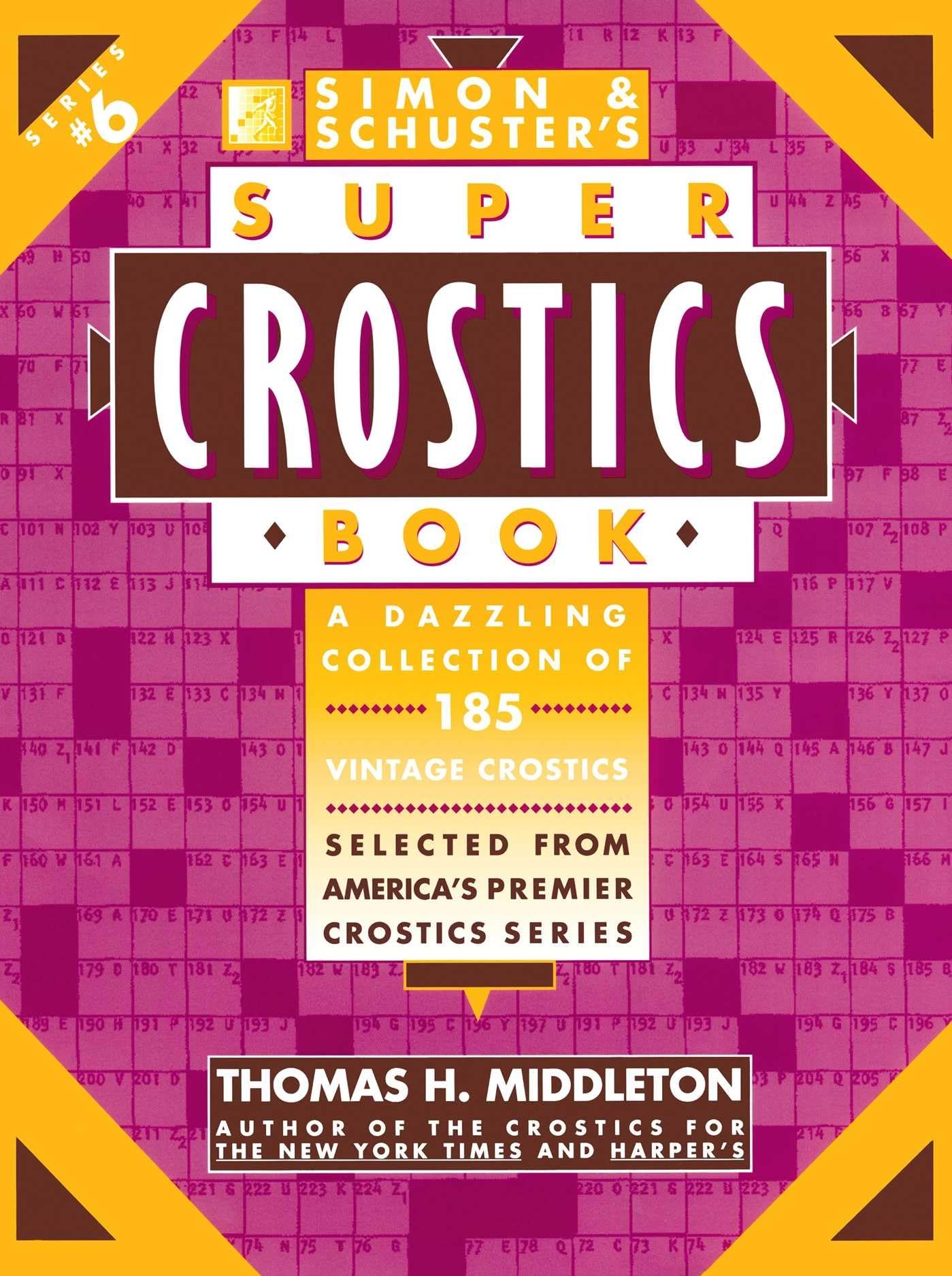 Simon & Schuster Super Crostics Book #6,Used