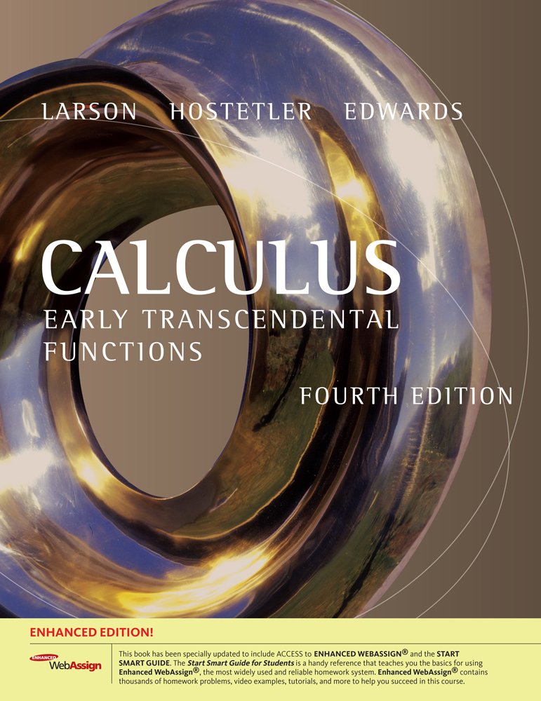 Calculus: Early Transcendental Functions, Enhanced Edition (with Enhanced WebAssign 1Semester Printed Access Card) (Available 2,Used