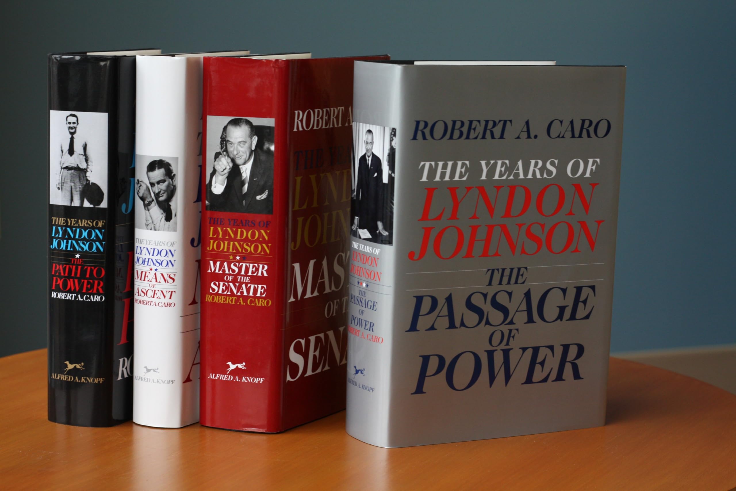 The Years Of Lyndon Johnson: The Path To Power; Means Of Ascent; Master Of The Senate; The Passage Of Power