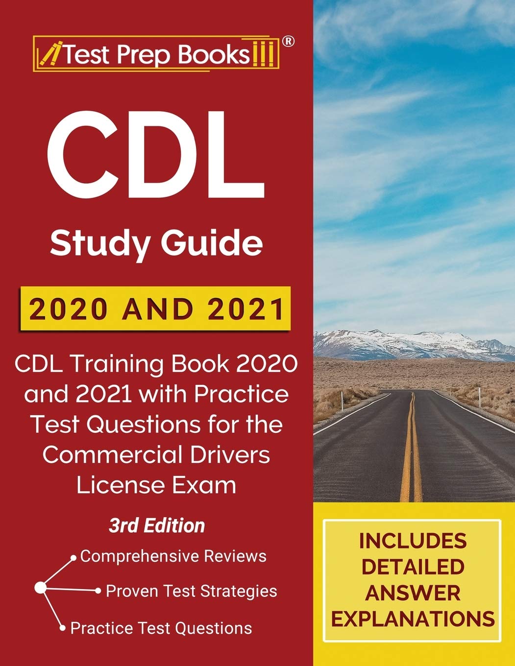Cdl Study Guide 2020 And 2021: Cdl Training Book 2020 And 2021 With Practice Test Questions For The Commercial Drivers License E,Used