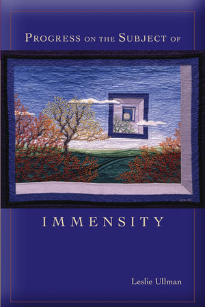 Progress on the Subject of Immensity (Mary Burritt Christiansen Poetry Series),Used