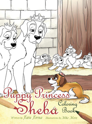 Puppy Princess Sheba: Coloring Book,Used