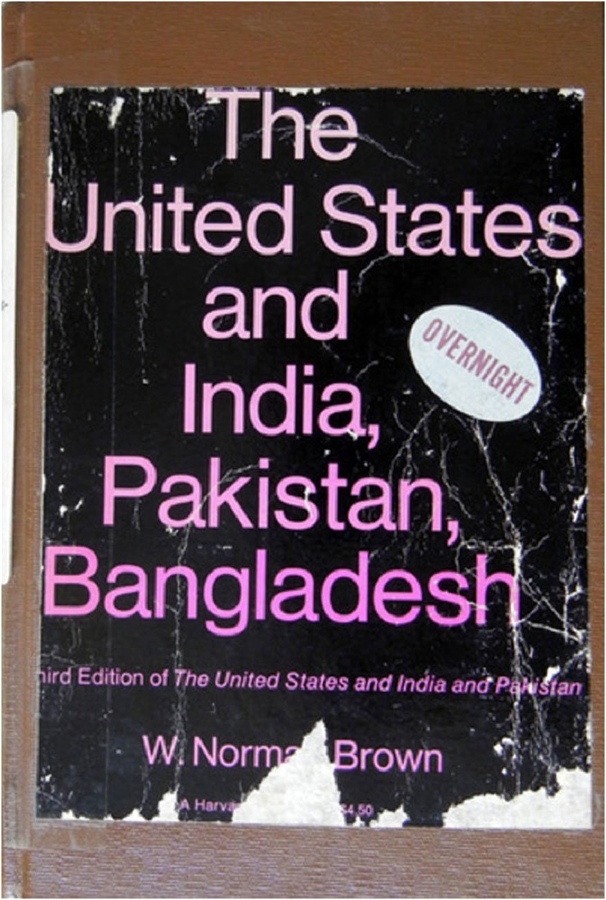 The United States and India, Pakistan, Bangladesh: Third Edition,Used