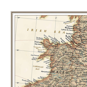 National Geographic: France, Belgium, and The Netherlands Executive Wall Map (23 x 30 inches) (National Geographic Reference Map,Used