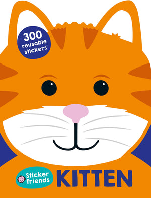 Sticker Friends: Kitten: 300 Reusable Stickers,Used
