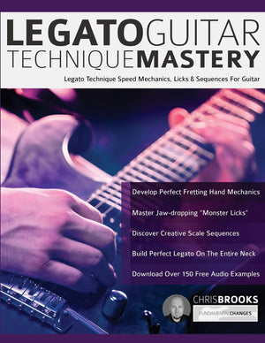 Legato Guitar Technique Mastery: Legato Technique Speed Mechanics, Licks & Sequences For Guitar (Learn Rock Guitar Technique),Used