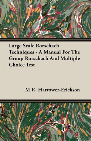 Large Scale Rorschach Techniques  A Manual For The Group Rorschach And Multiple Choice Test,Used