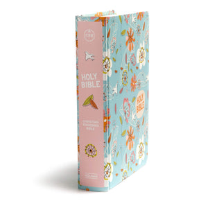 CSB Journal and Draw Bible for Kids, Blue, Black Letter, SingleColumn, Wide Margins, Journaling Space, Illustrations, Reading P,Used