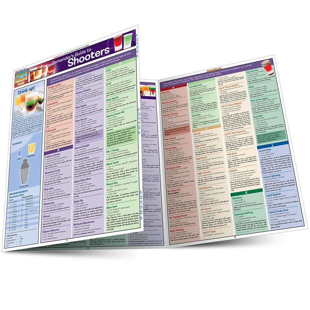 Bartender'S Guide To Shooters (Quick Reference Guide),Used