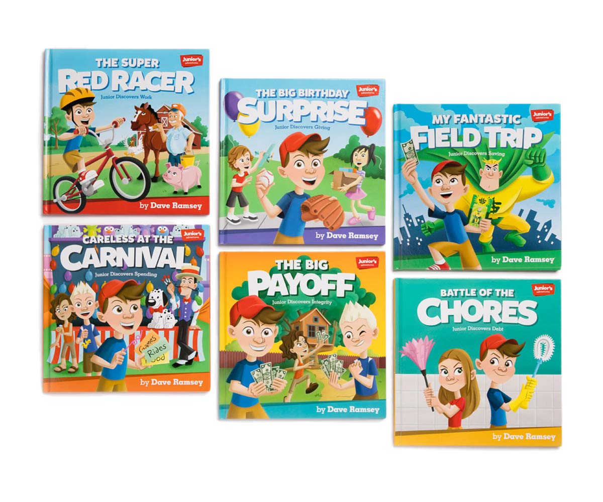 Junior's Adventures: Storytime Book Set: Teaching Kids How to Win with Money!,New