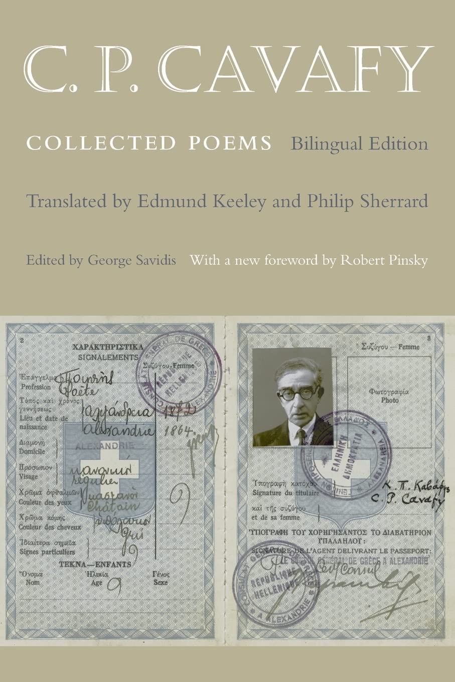 C. P. Cavafy: Collected Poems  Bilingual Edition (Lockert Library of Poetry in Translation),Used