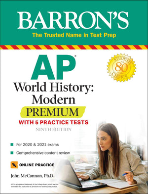 AP World History: Modern Premium: With 5 Practice Tests (Barron's AP),Used