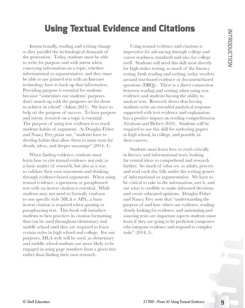 Prove It! Using Textual Evidence, Levels 35,Used