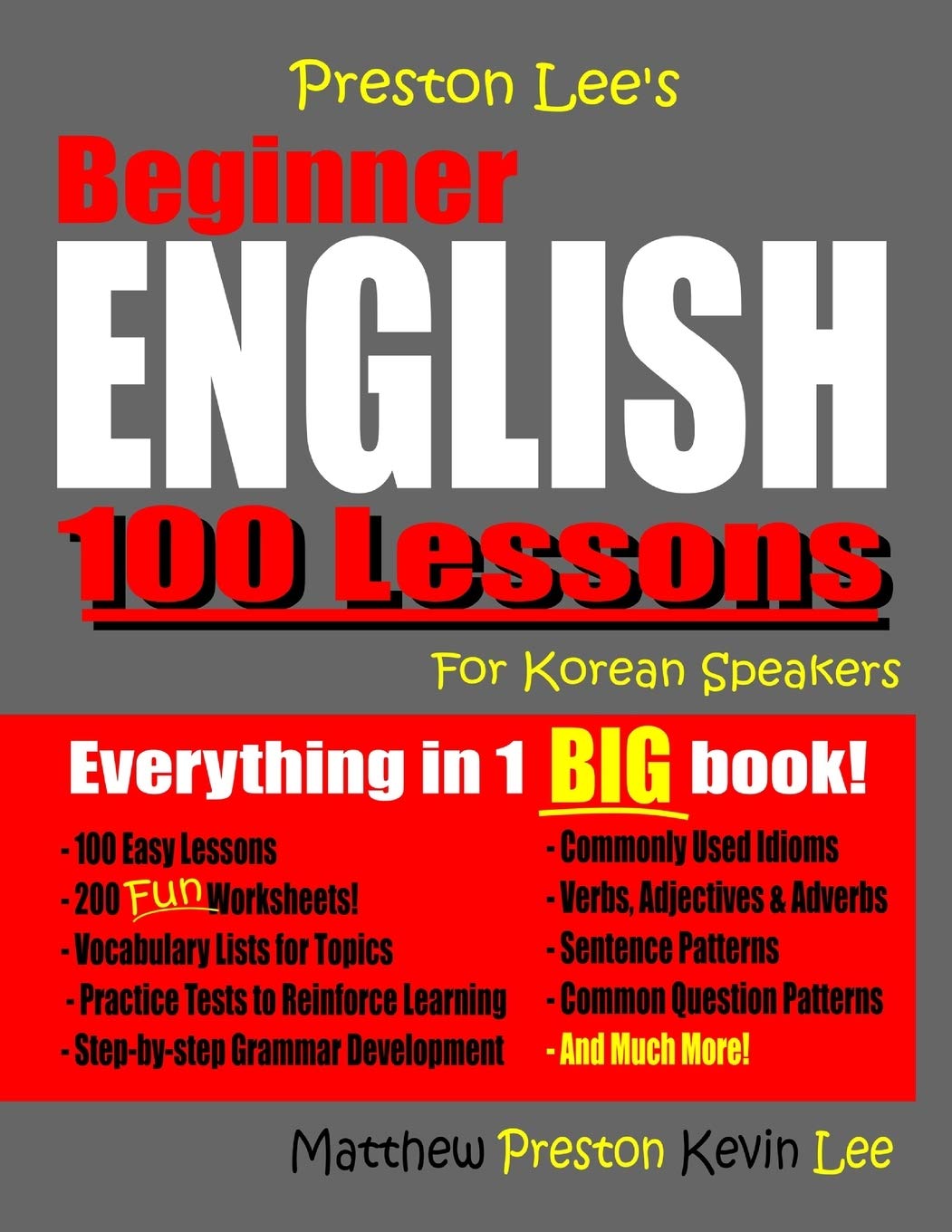 Preston Lee's Beginner English 100 Lessons For Korean Speakers (Preston Lee's English For Korean Speakers),Used