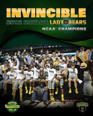 Invincible: 2012 Baylor Lady Bears Ncaa Champions,Used