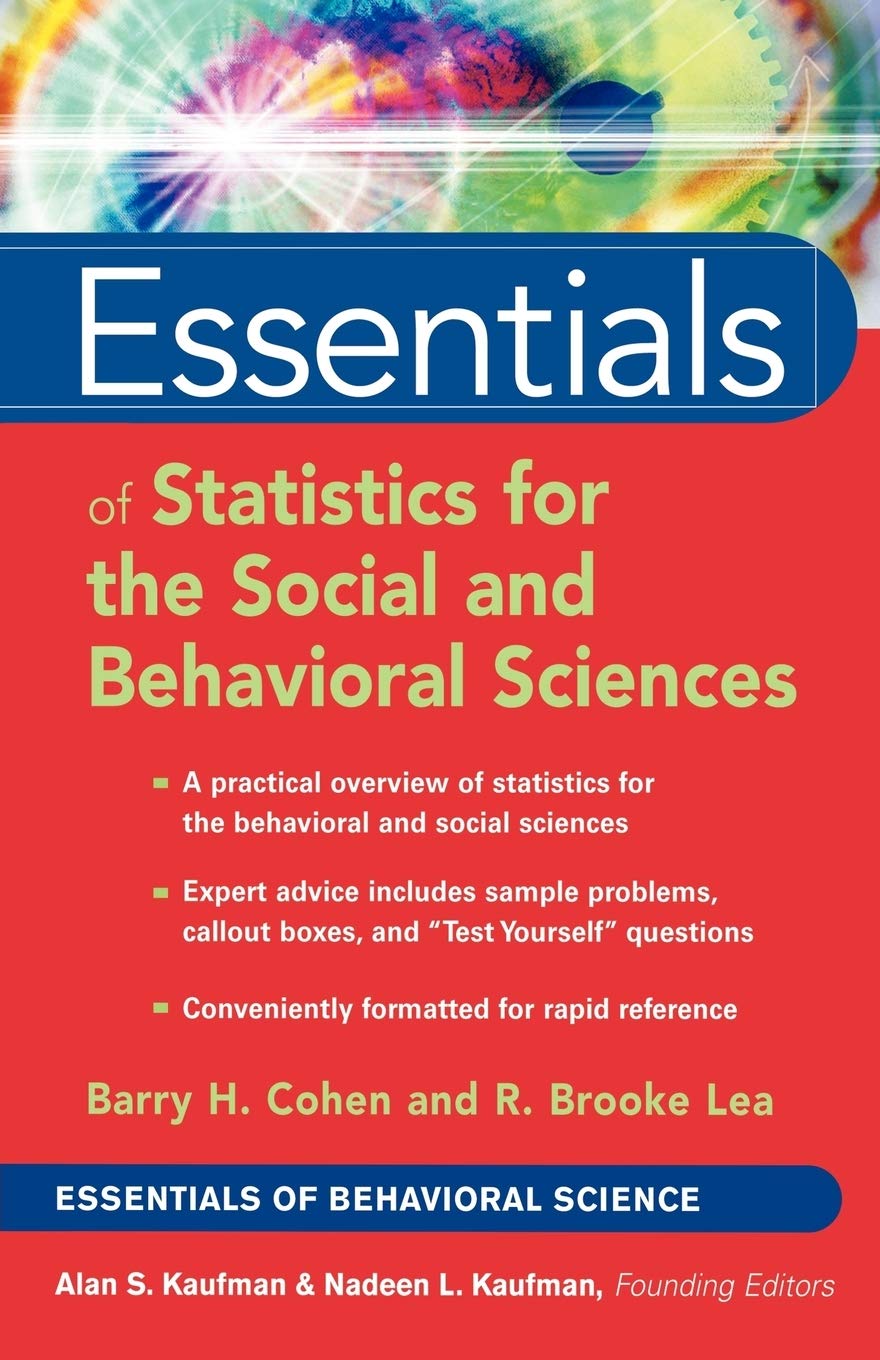 Essentials of Statistics for the Social and Behavioral Sciences,Used