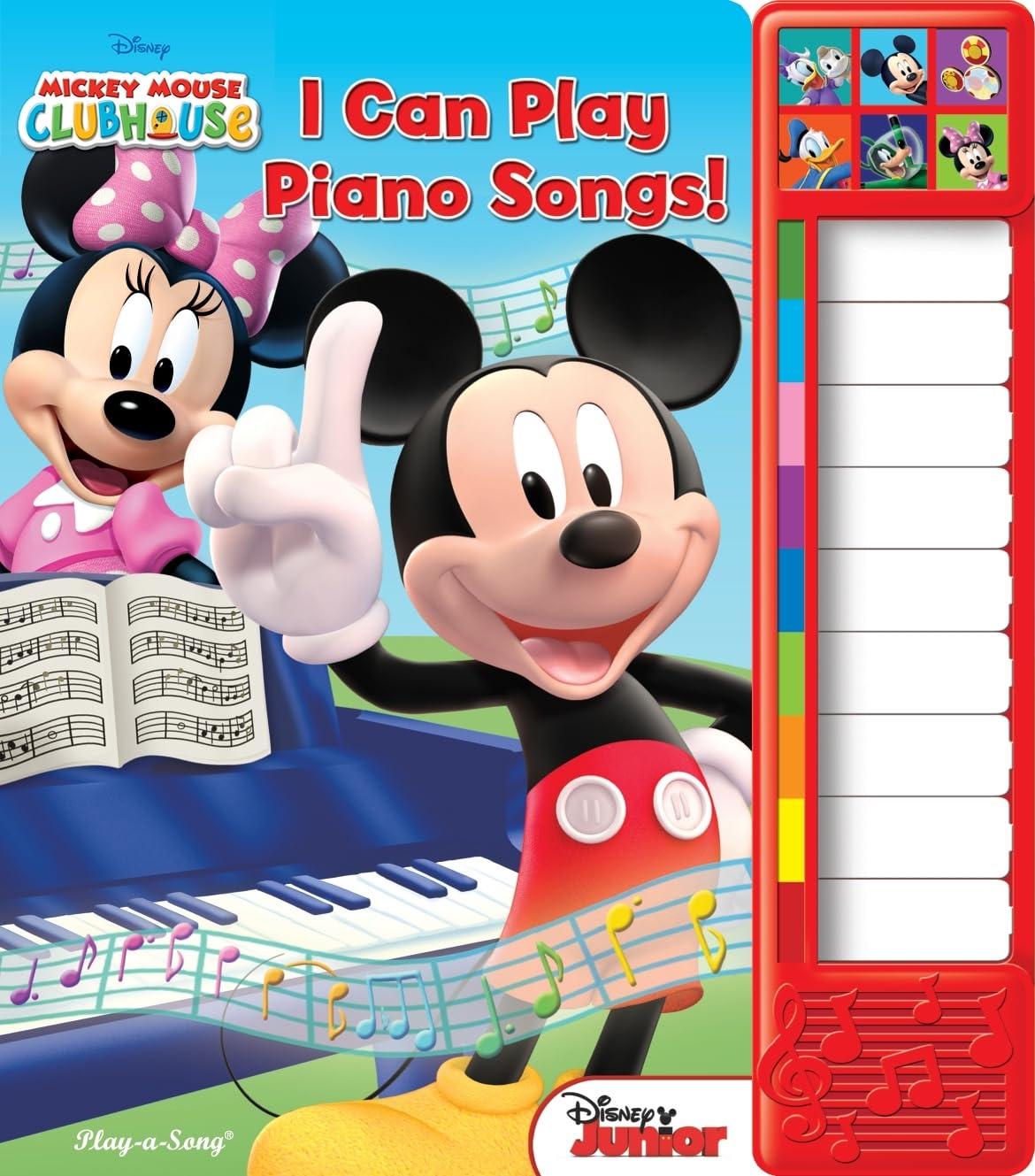 Mickey Mouse Clubhouse: I Can Play Piano Songs!: Piano Sound Book (Little Piano Book),Used