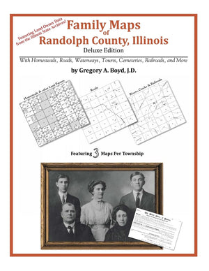 Family Maps of Randolph County, Illinois,Used