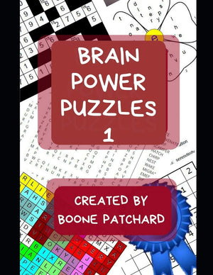 Brain Power Puzzles: Activity Book of Word Searches, Sudoku, Math Puzzles, Hidden Words, Anagrams, Scrambled Words, Codes, Riddl,Used