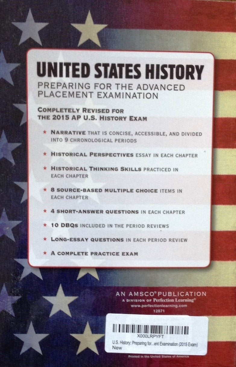 Ap Us History: Prep 2015 Se,New
