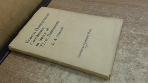 General Homogeneous Coordinates In Space Of Three Dimensions,Used