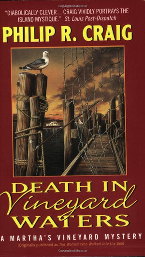 Death In Vineyard Waters: A Martha'S Vineyard Mystery (A Martha'S Vineyard Mystery, 2),Used