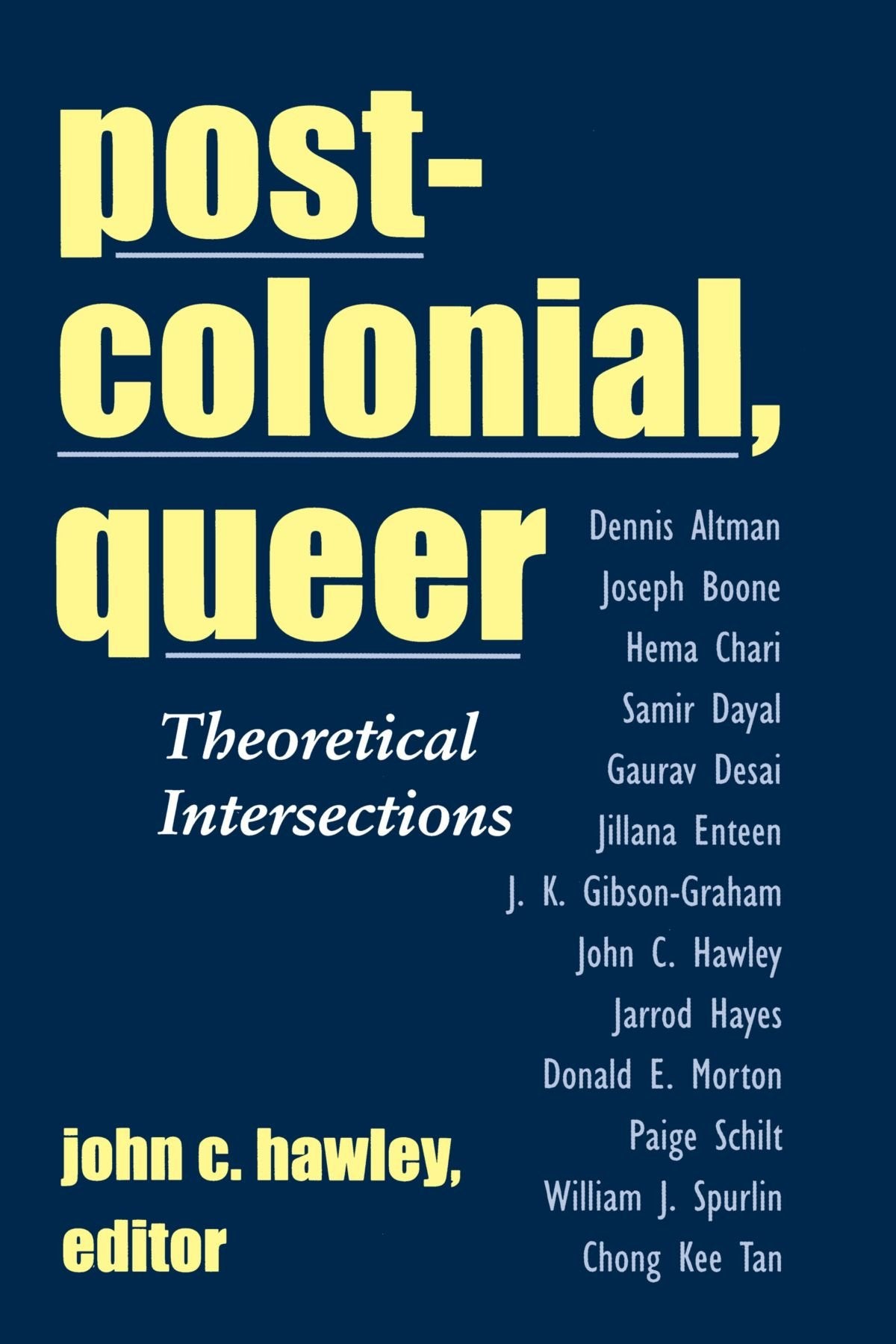 Postcolonial, Queer: Theoretical Intersections (Suny Series, Explorations in Postcolonial Studies),Used