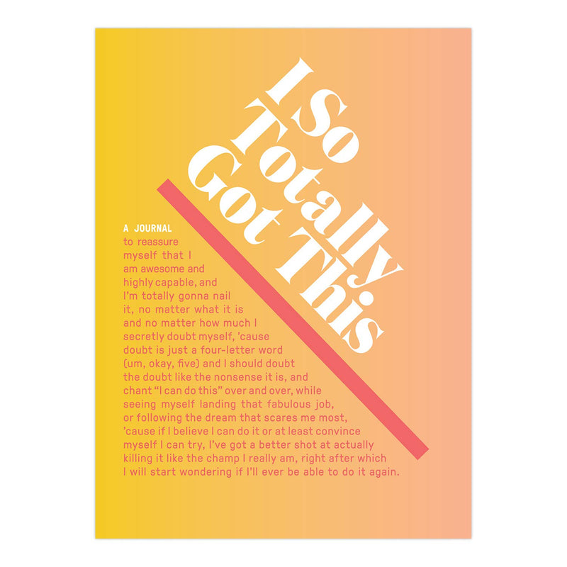 Knock Knock I So Totally Got This InnerTruth Journal (Ombre Edition),Used