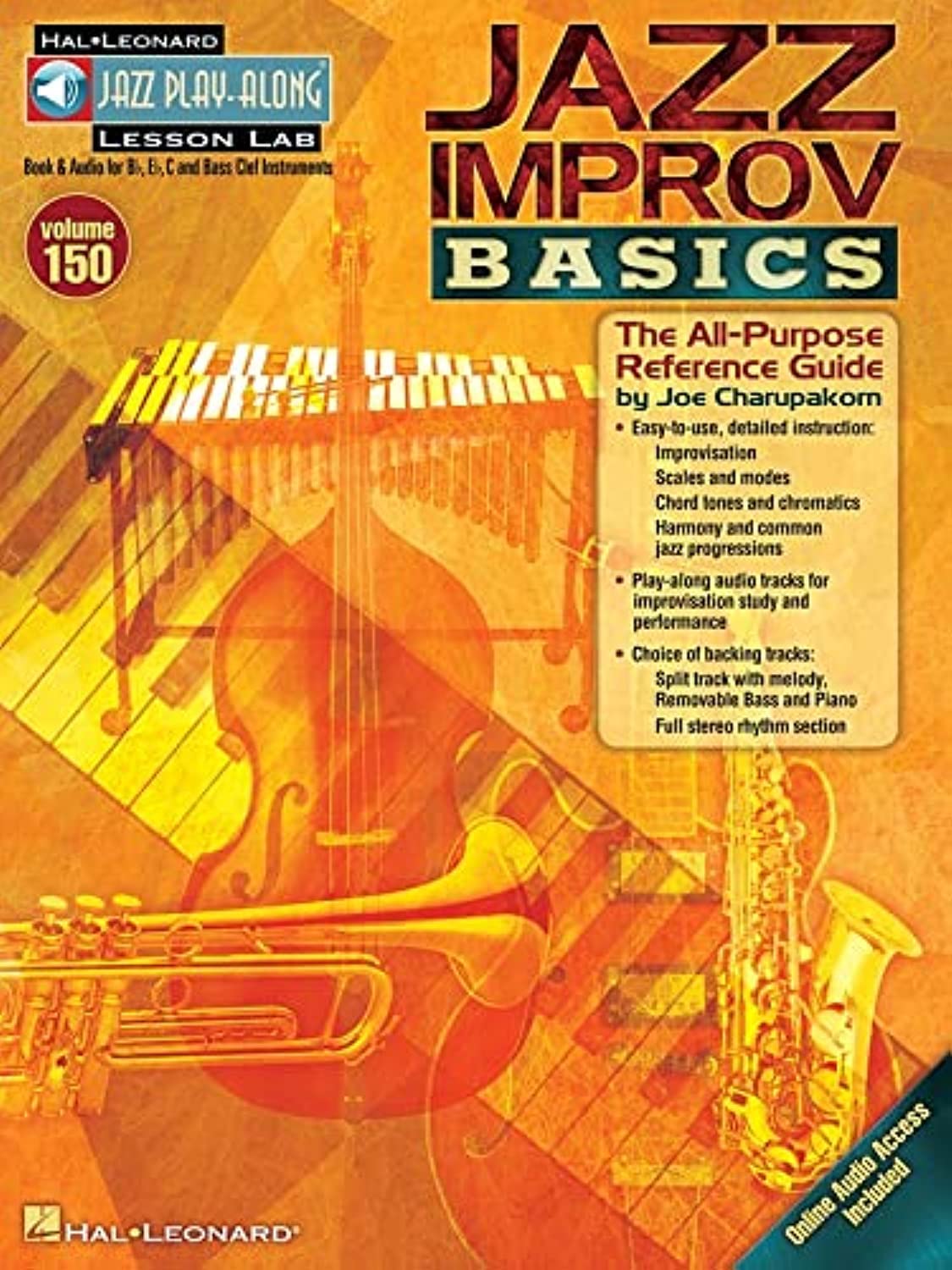 Jazz Improv Basics  Jazz PlayAlong, Volume 150 Book/Online Audio (Hal Leonard Jazz PlayAlong),Used
