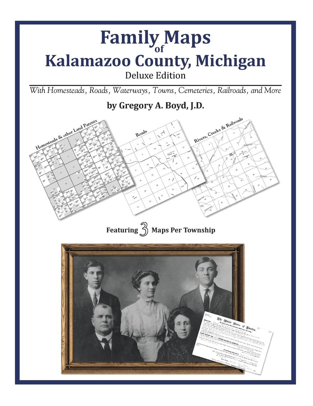 Family Maps of Kalamazoo County, Michigan,Used