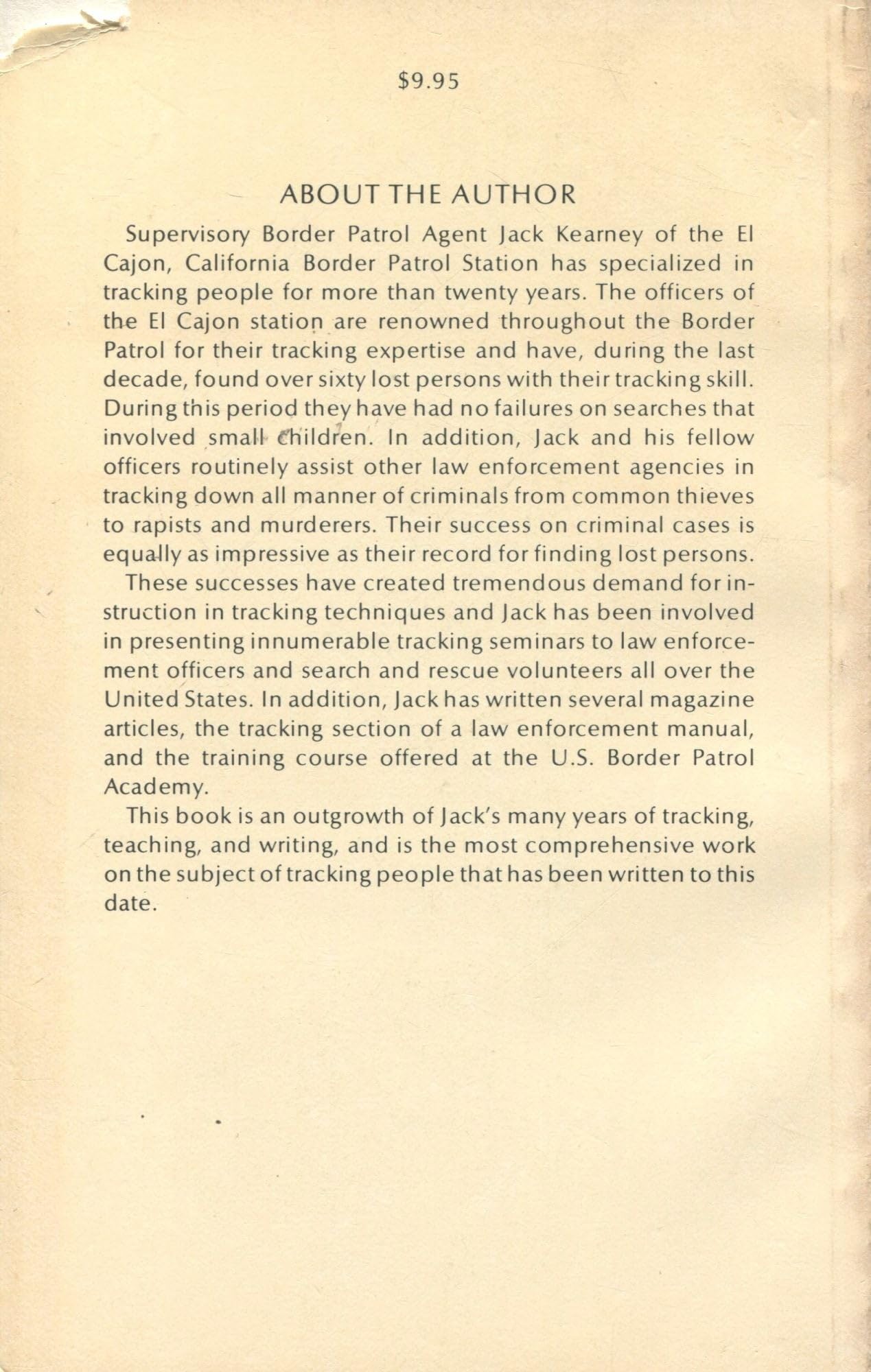 Tracking : A Blueprint for Learning How,Used