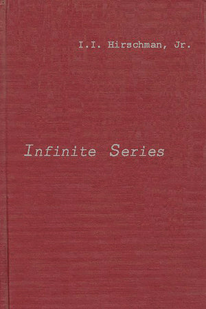 Infinite Series: (Athena Series, Selected Topics in Mathematics),New