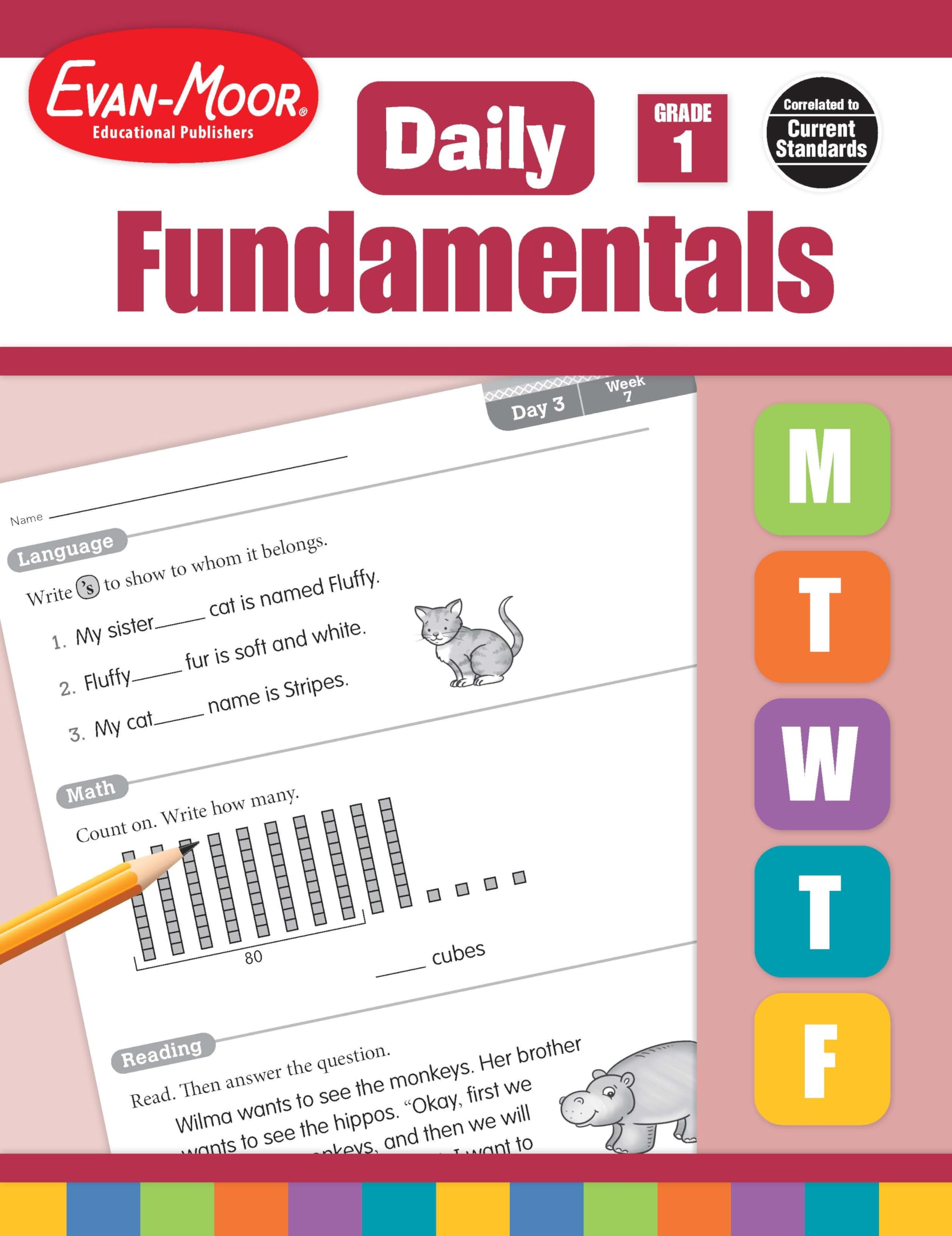 EvanMoor Daily Fundamentals, Grade 1,Used