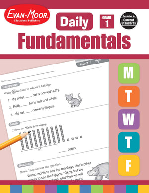 EvanMoor Daily Fundamentals, Grade 1,Used