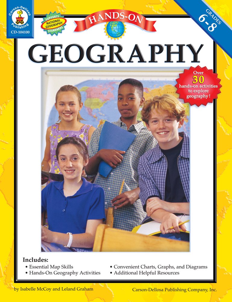 HandsOn Geography, Grades 6  8,Used