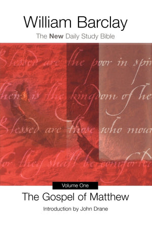 The Gospel of Matthew Volume I (The New Daily Study Bible),Used